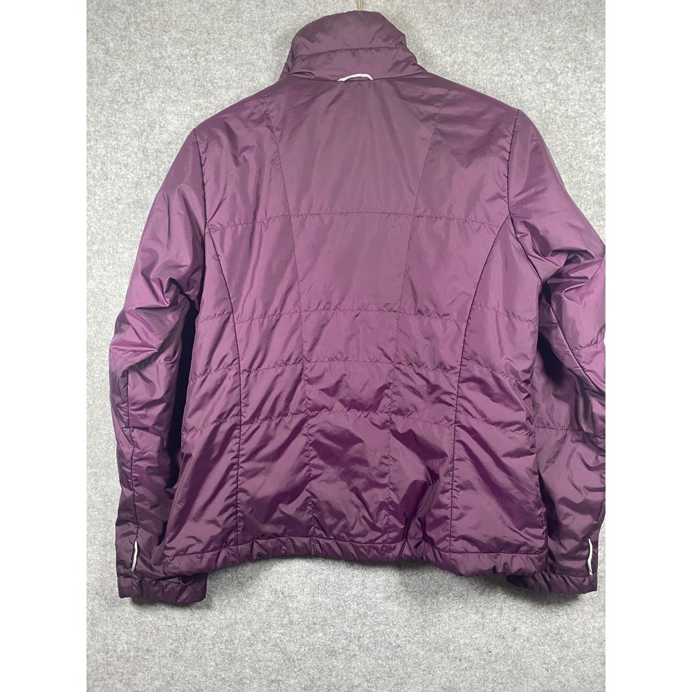 Columbia Womens Thermal Coil Insulated Puffer Jacket Purple Full Zip Medium - Picture 9 of 9